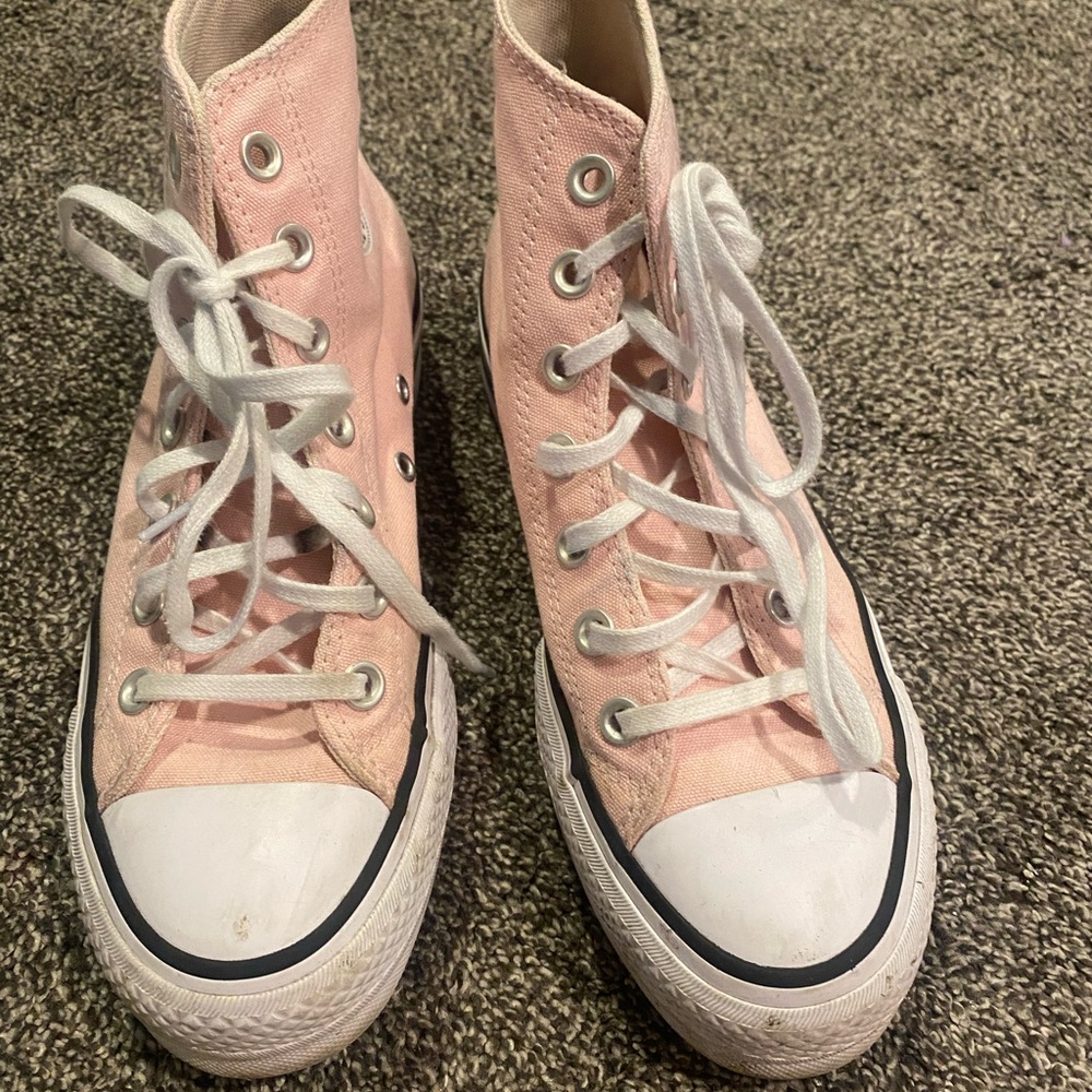 Converse Pink High-Top Sneakers